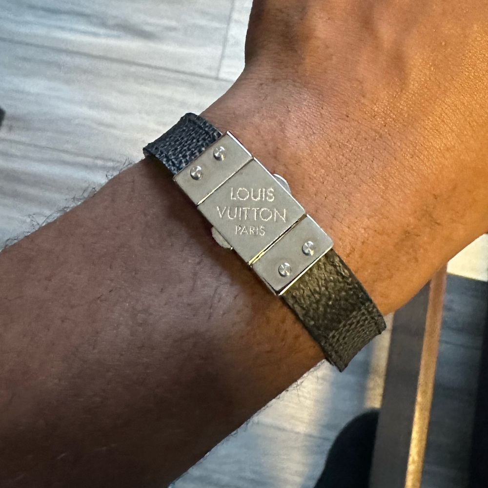 Louis Vuitton Blue and Black Men's Bracelet